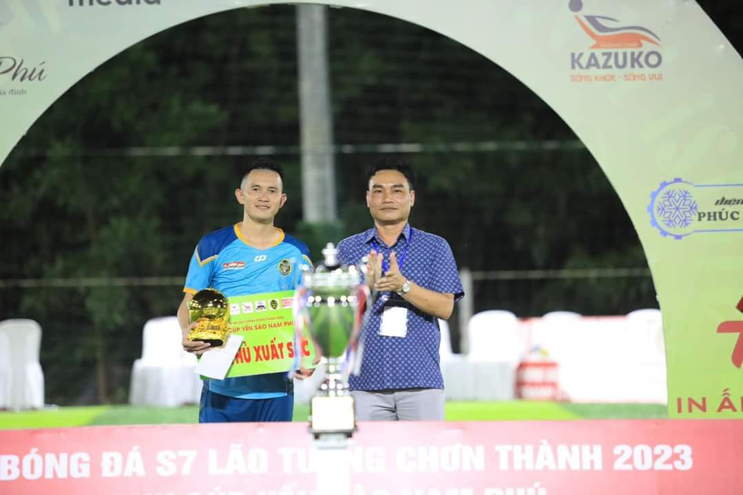 Khép lại giải bóng đá S7 Lão Tướng Chơn Thành: CLB Tony FC đoạt chức vô địch, Nguyễn Đắc Hải lập kỷ lục phá lưới
