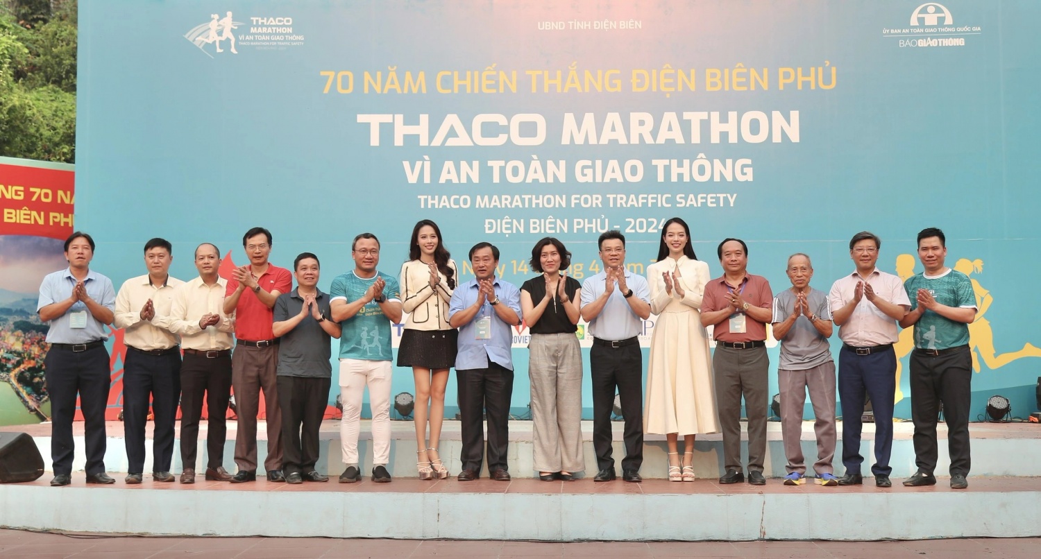 Petrovietnam đồng hành cùng giải chạy THACO Marathon vì ATGT - Điện Biên Phủ- Ảnh 1. Petrovietnam đồng hành cùng giải chạy THACO Marathon vì ATGT - Điện Biên Phủ- Ảnh 1.