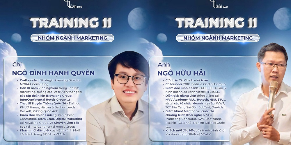 Chuyên gia khách mời SFVN lĩnh vực Sale, Finance, Marketing tại cuộc thi “Tài năng lãnh đạo 2024” trường Đại học Hà Nội