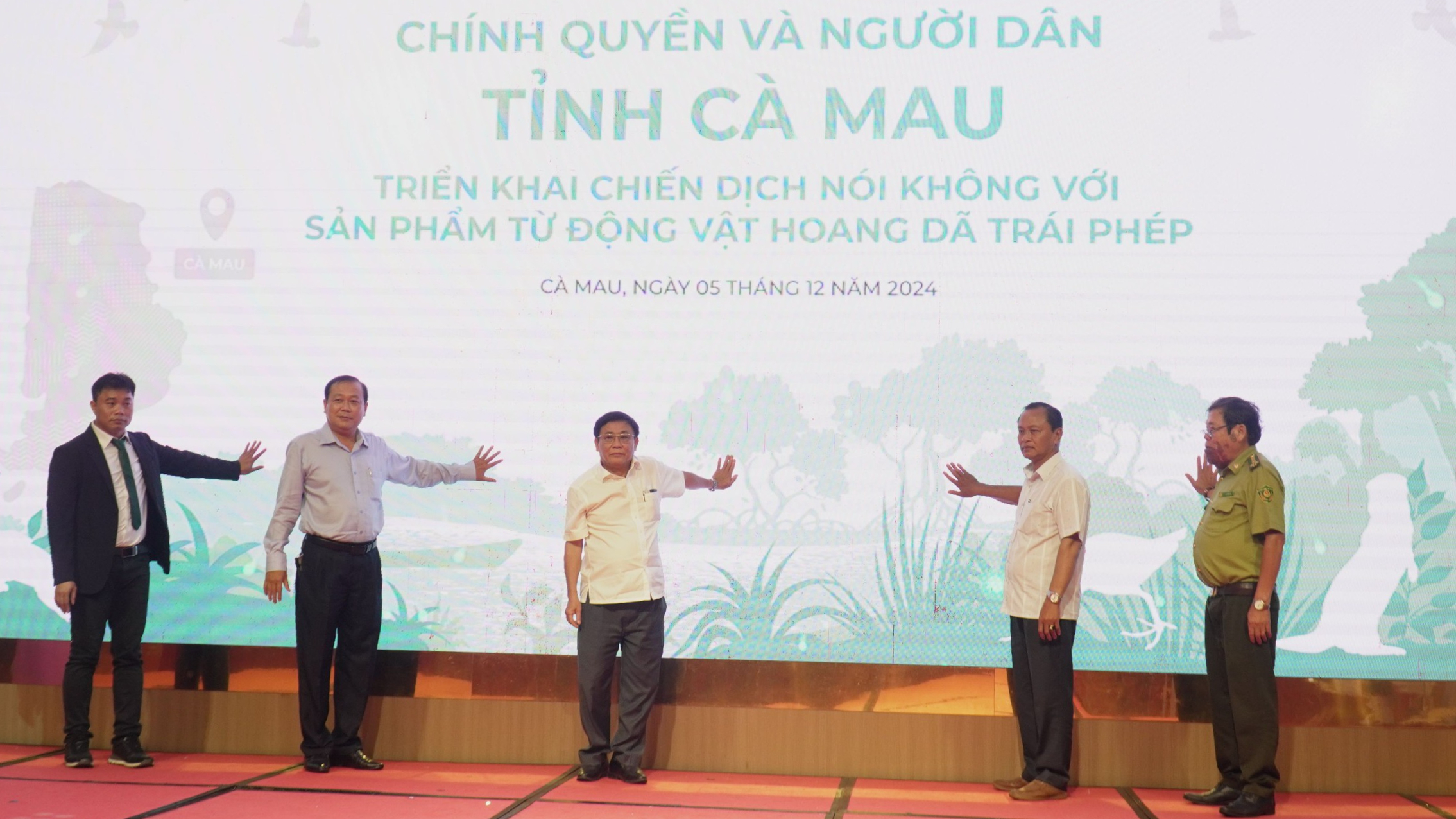 Cà Mau nói không với sử dụng động vật hoang dã trái phép- Ảnh 1. Cà Mau nói không với sử dụng động vật hoang dã trái phép- Ảnh 1.