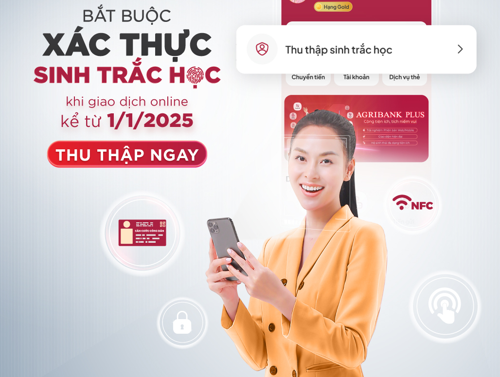 Từ 1/1/2025, khách hàng chưa sinh trắc học bị dừng nhiều dịch vụ ngân hàng- Ảnh 1. Từ 1/1/2025, khách hàng chưa sinh trắc học bị dừng nhiều dịch vụ ngân hàng- Ảnh 1.
